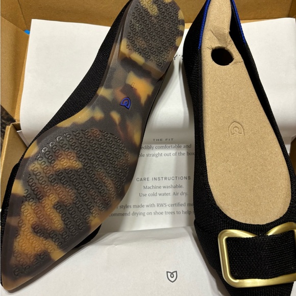NEW Rothy's Black Flats - Picture 4 of 8